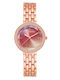 Juicy Couture Women's Watch with Pink Gold Metal Bracelet