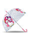 Hello Kitty Παιδική Ομπρέλα Μπαστούνι Πολύχρωμη με Διάμετρο 46εκ.