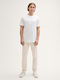 Trousers Chino Elastic in Regular Fit Beige