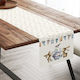 Tablecloth Paste 40x200cm 100% Cotton Club Cotton Feta