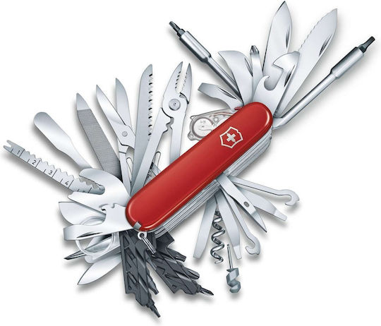 Victorinox Champ Швейцарско Армейско Ножче 73 Инструмента Червено