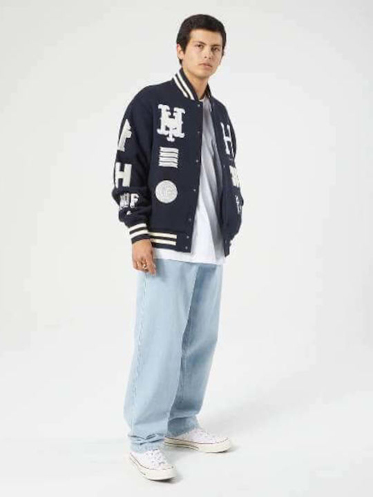 Cromer Signature Hose in Weitem Schnitt Blue Light