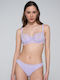 Melody Balconette Balconette Bra without Padding Lilac