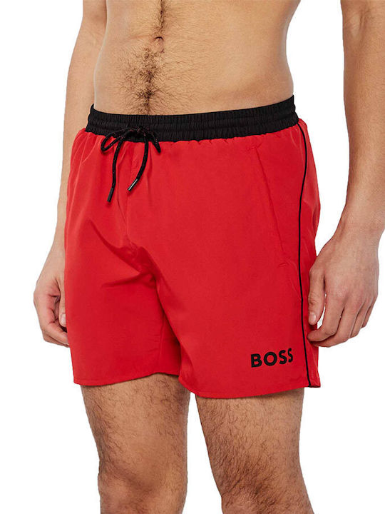 Boss Starfish Men's Swimwear Shorts Red