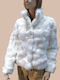 Women's Short Fur White