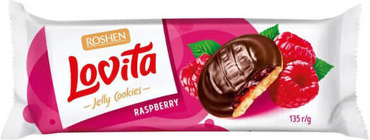 Roshen Lovita Jelly Cookies 135g Raspberry 1-55522