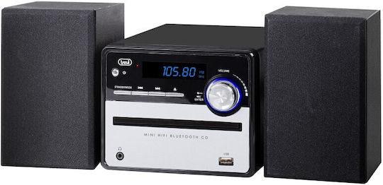 Trevi Ηχοσύστημα 2.0 HCX-10F6 HCX-10F6 20W με CD Player και Bluetooth