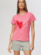 Minerva Summer Women's Pyjama Set Fuchs