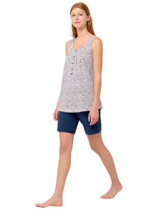 Vamp Summer Women's Pyjama Set White