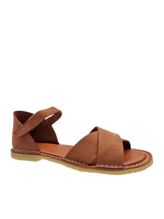 Chacal Sandale Casual Damă Din Piele Tabac Maro