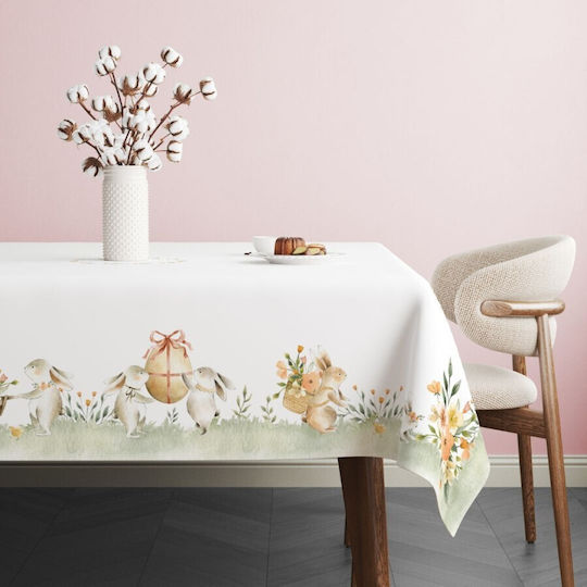 Easter Tablecloth 100% Cotton 140x220cm Club Cotton Londy