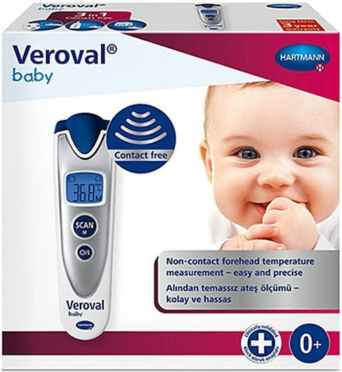 Hartmann Veroval Baby Termometru Infraroșu Pentru Frunte Potrivit Pentru Bebeluși