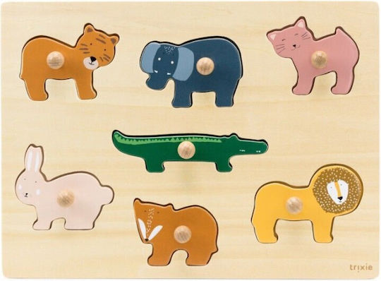 Holz Kinder Steckpuzzle 7pcs Trixie