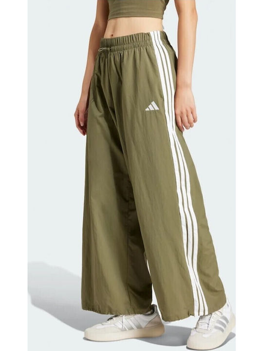 Essentials 3-stripes Долнище на анцуг Зелен