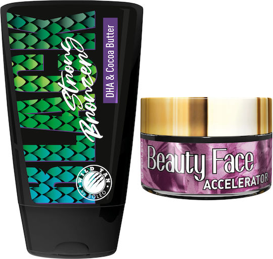 Wild Tan Black Strong Mocny Bronzer + Beauty Face Jar