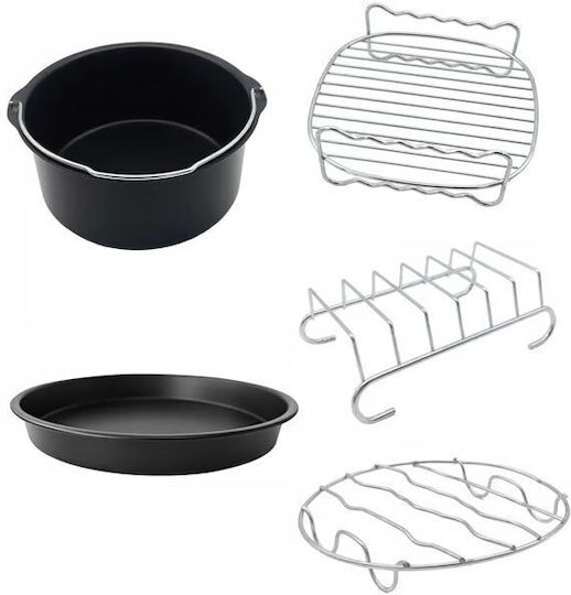 Sogo Air Fryer Accessories Set 5 Pieces for Fryers Over 4L Acc-ss-17320 Edenberg