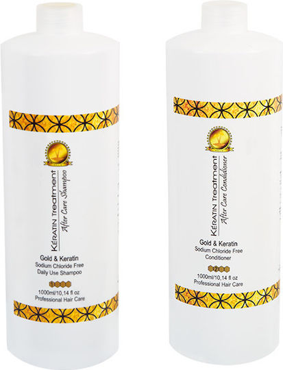 Live Spa Cosmetics Σετ Θεραπείας Μαλλιών με Κερατίνη για Βαμμένα Μαλλιά με Σαμπουάν, Μάσκα και Conditioner