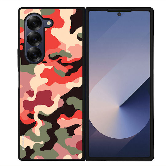 Sonique Камуфлажна Армейска Серия Калъф за Samsung Galaxy Z Fold 6 Червен