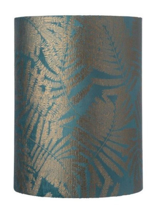 Abajur 1xe27 Frunze de Ferigă Φ30cm Frunze de Ferigă Sălbatic Ebb&flow Sh101058-d Petrol Turcoaz