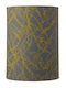 Lampshade 1xe27 Grey-Ochre Branches Linen Branches Sh101055-d Ebb&flow Sh101055-d Yellow