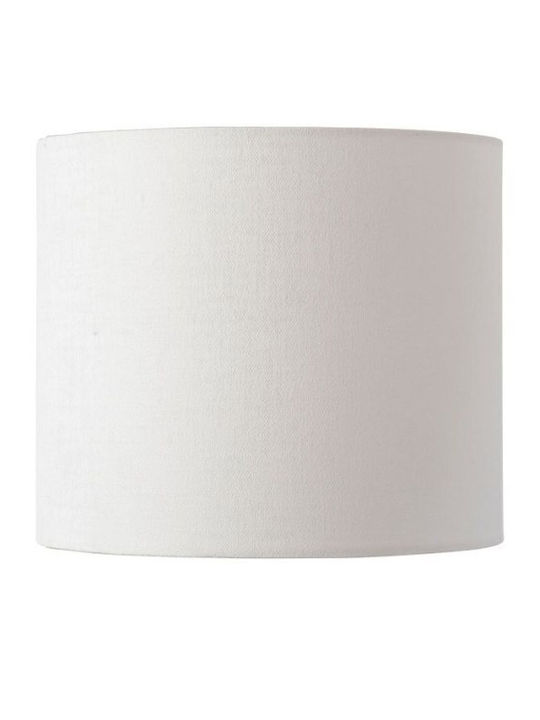 Lampshade 1xe27 Fabric Φ35cm Marl Ebb&flow Sh101007-c White