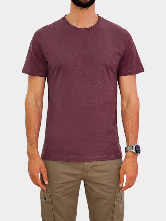 3Guys T-shirt μελιτζανί