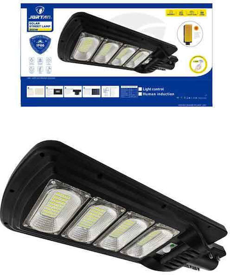 Jortan Street Solar Light 200W Cold White 6500K with Motion Sensor and Remote Control IP66