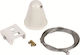 Eurolamp Mounting Suspension for Lighting Fixtures Black 145-59154