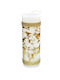 Scented Candle 6.5 X 20 Cm Gold Cord Gold Leaves