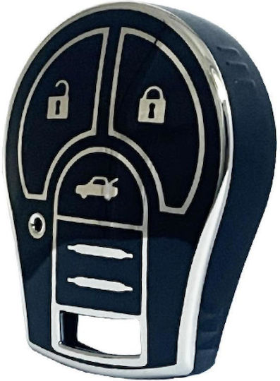 Schützende TPU Autoschlüsselhülle Nissan 3 Tasten