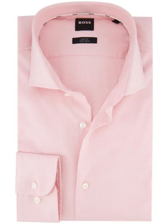 Boss Long-sleeved Shirt Pink