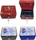 HOMie Cash Box with Lock Blue 11-876