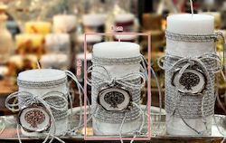 Gerakis Silver Candle