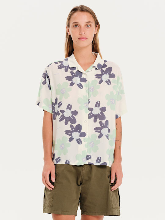 Women's Short Sleeve Shirt White