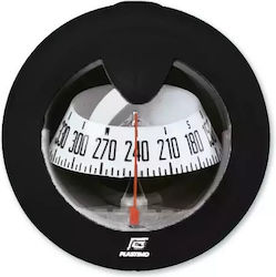 Plastimo Compass Offshore 75 Flush Mount Black White Card