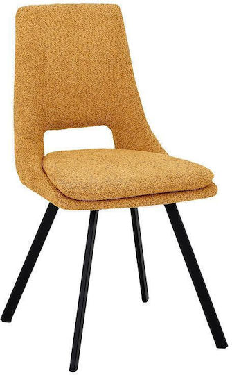 Stuhl Speisesaal Alice 47x54x87cm Mustard