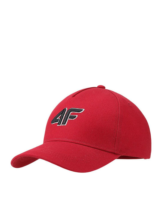 4F Παιδικό Καπέλο Jockey Κόκκινο