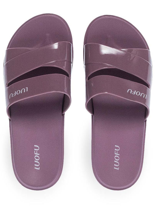 Luofu Slides În Culoare Violet