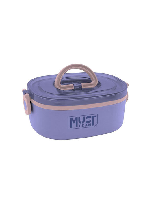 Must Team Δοχείο Φαγητού Inox Μωβ 750ml