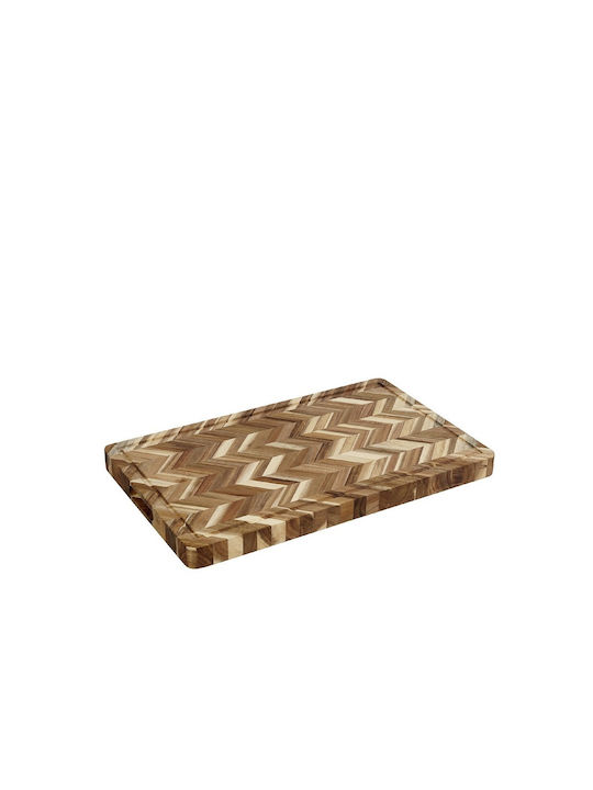 Espiel Zig Zag Wooden Serving Platter 39x28.5x2.5cm