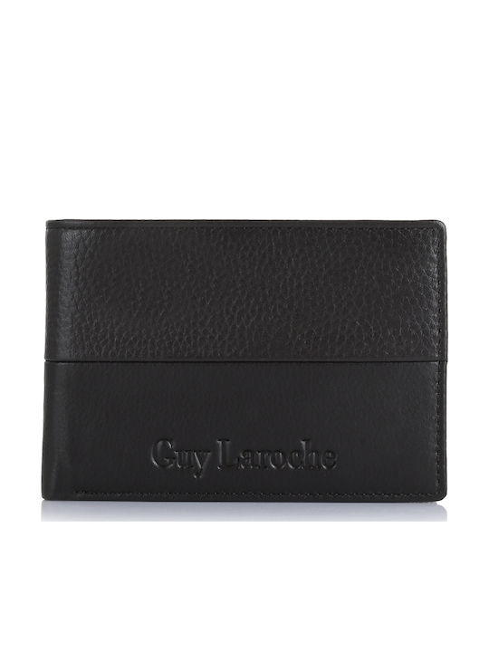 Guy Laroche Δερμάτινο Ανδρικό Πορτοφόλι Καφέ