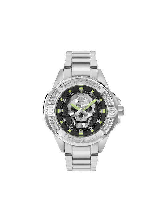 Philipp Plein Men's Watch Battery with Silver M...