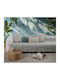 Nef-Nef Homeware Grow Ριχτάρι Πολυθρόνας Ζακάρ 170x180εκ. Green