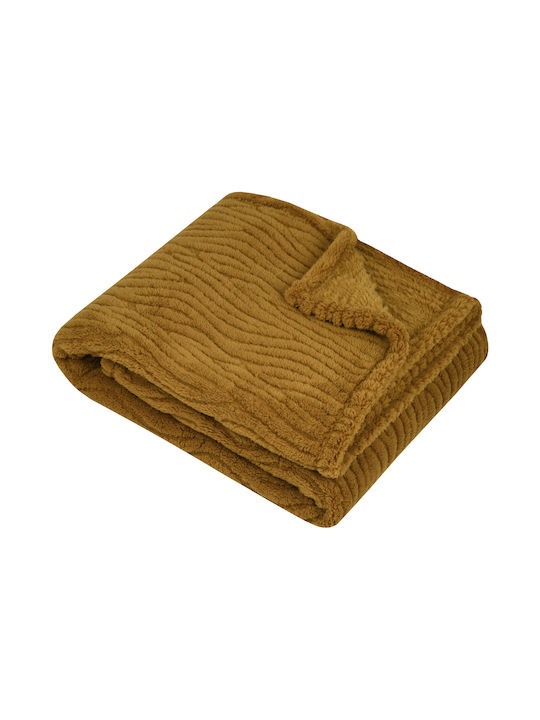 S-f Columbia Κουβέρτα Fleece Ημίδιπλη 180x220εκ...