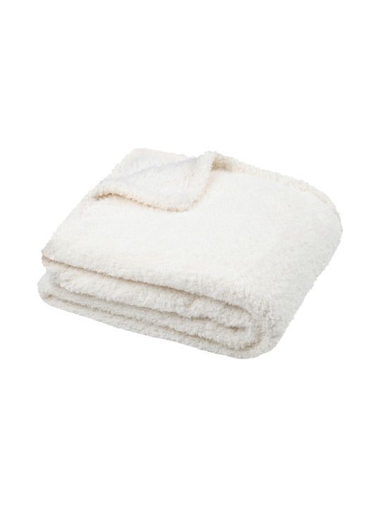 S-f Montreal Fleece Blanket Sofa 130x160cm Ecru