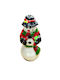 Hanging Snowman Ornament 9x23cm