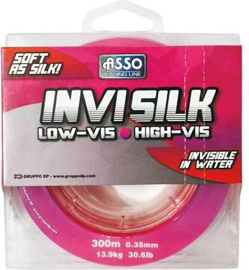 Asso Invisilk Pink 0.50mm 25.0kg 220m