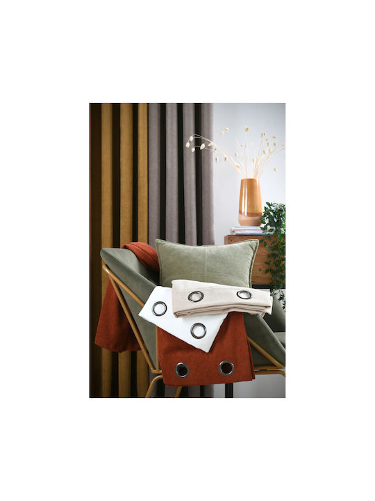 Vorhang mit Grommets Dandy Orange 140x260cm