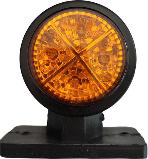 Side Marker Light 8 SMD LED Orange 24V Omega Type