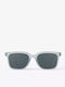 Izipizi Unisex Sunglasses with Light Blue Plastic Frame and Gray Lens